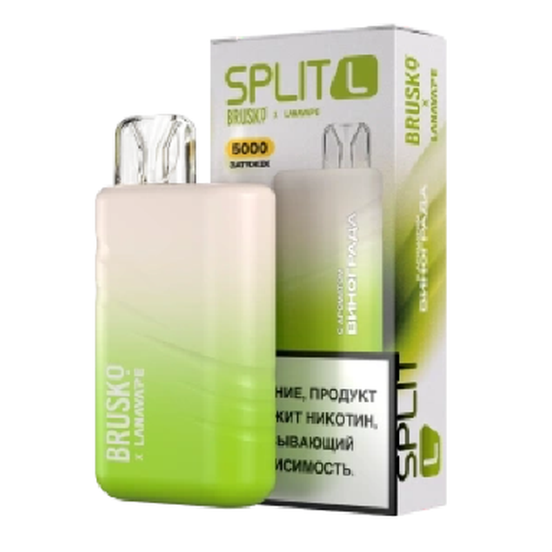 ОЭС ОЭС BRUSKO SPLIT L 5000 затяжек (М) — 10 вкусы, фото товара