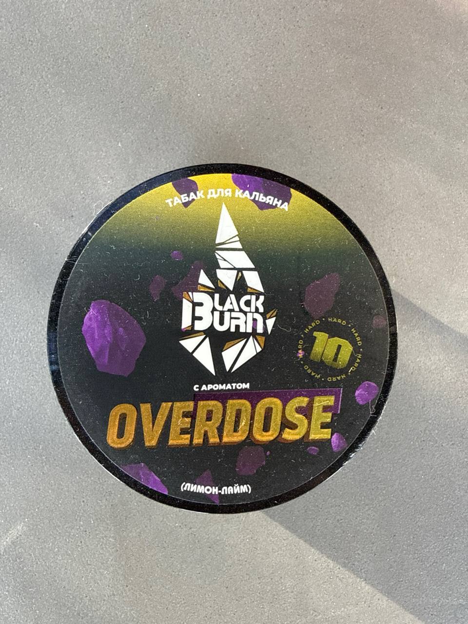 ТАБАК кальян. Burn OVERDOSE — 19 вкусов, фото